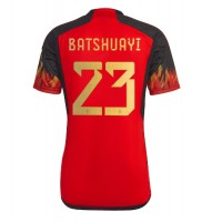 Belgicko Michy Batshuayi #23 Domáci futbalový dres MS 2022 Krátky Rukáv
